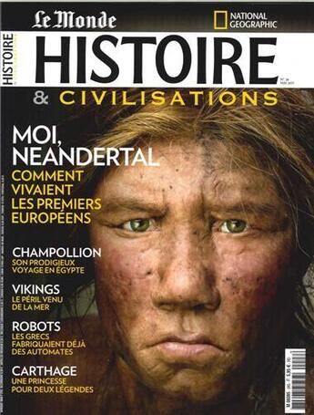 Couverture du livre « Histoire & civilisations n 28 moi neandertal mai 2017 » de  aux éditions Malesherbes Publications