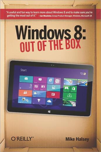 Couverture du livre « Windows 8: Out of the Box » de Mike Halsey aux éditions O'reilly Media