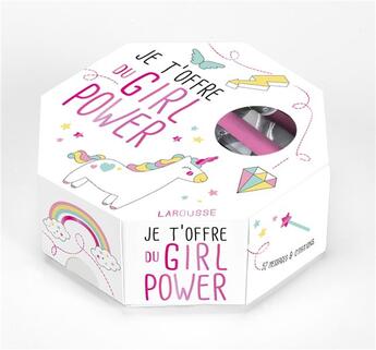 Couverture du livre « Je t'offre du girl power » de  aux éditions Larousse