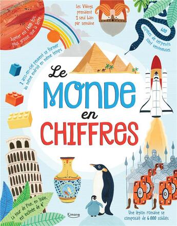 Couverture du livre « Le monde en chiffres » de Steve Martin/Amber D aux éditions Kimane