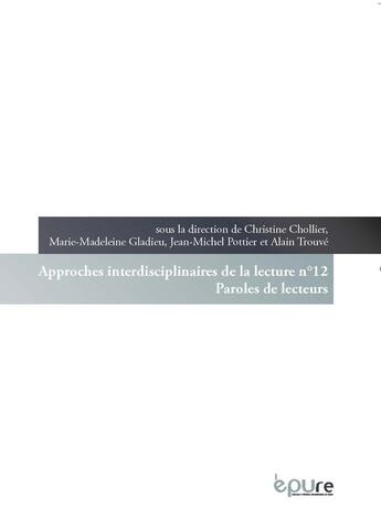 Couverture du livre « Paroles de lecteurs » de Christine Chollier aux éditions Pu De Reims