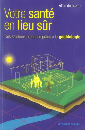 Couverture du livre « Votre sante en lieu sur » de Alain De Luzan aux éditions Courrier Du Livre