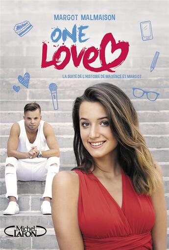 Couverture du livre « One love » de Margot Malmaison aux éditions Michel Lafon