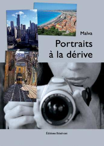 Couverture du livre « Portraits à la dérive » de Malva aux éditions Benevent