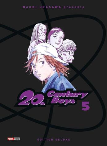 Couverture du livre « 20th century boys - deluxe Tome 5 » de Naoki Urasawa aux éditions Panini
