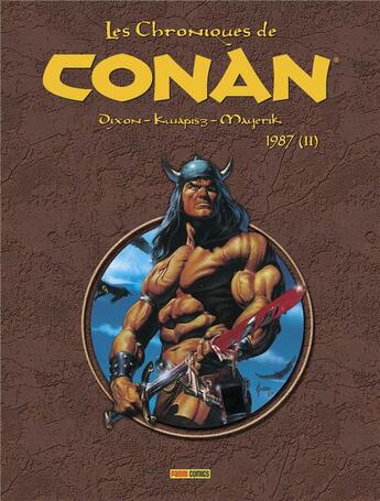 Couverture du livre « Les chroniques de Conan : Intégrale vol.24 : 1987 Tome 2 » de Val Mayerik et Chuck Dixon et Gary Kwapisz aux éditions Panini