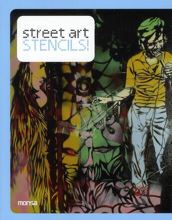 Couverture du livre « Street art stencils ! » de Louis Bou aux éditions Monsa