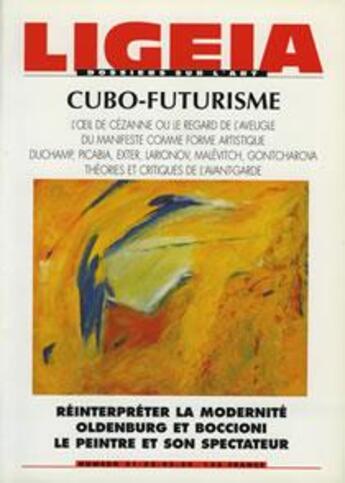 Couverture du livre « Ligeia n 21 cubo-futurisme » de  aux éditions Revue Ligeia