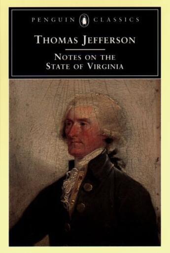 Couverture du livre « Notes on the State of Virginia » de Thomas Jefferson aux éditions Penguin Group Us