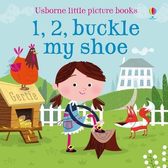 Couverture du livre « 1, 2, buckle my shoe » de David Semple et Russell Punter aux éditions Usborne