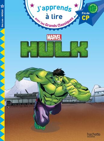 Couverture du livre « Disney - marvel - hulk cp niveau 3 » de Isabelle Albertin aux éditions Hachette Education