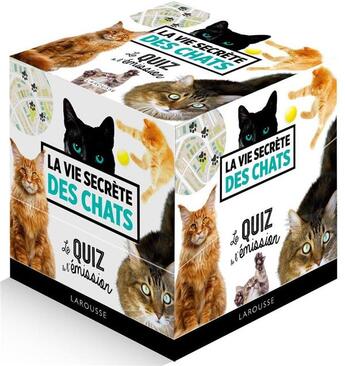 Couverture du livre « La vie secrète des chats : le quiz de l'émission » de  aux éditions Larousse