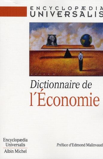 Couverture du livre « Dictionnaire de l'économie » de  aux éditions Albin Michel