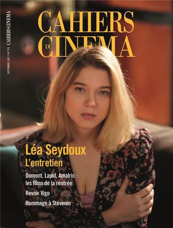 Couverture du livre « Cahiers du cinema n 779 - septembre 2021 » de  aux éditions Revue Cahiers Du Cinema