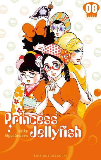 Couverture du livre « Princess Jellyfish Tome 8 » de Akiko Higashimura aux éditions Delcourt