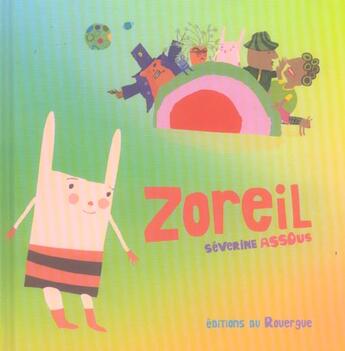 Couverture du livre « Zoreil » de Severine Assous aux éditions Rouergue