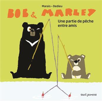 Couverture du livre « Une partie de pêche entre amis » de Thierry Dedieu et Frederic Marais aux éditions Seuil Jeunesse