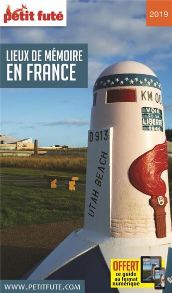 Couverture du livre « Lieux de memoire en France (édition 2019) » de  aux éditions Le Petit Fute