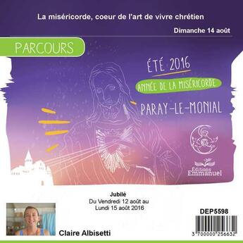 Couverture du livre « La misericorde, coeur de l'art de vivre chretien » de  aux éditions Emmanuel