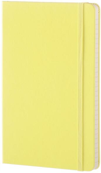 Couverture du livre « Carnet ligné grand format rigide citron » de  aux éditions Moleskine