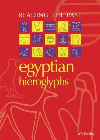 Couverture du livre « Egyptian hieroglyphs » de  aux éditions British Museum