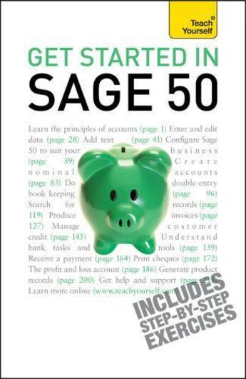 Couverture du livre « Get Started in Sage 50: Teach Yourself » de Bride Mac aux éditions Hodder Education Digital