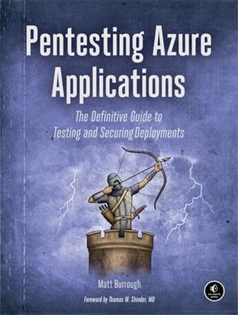 Couverture du livre « Pentesting azure applications » de Burrough Matt aux éditions Random House Us