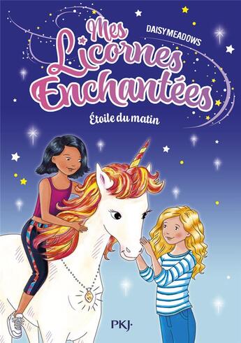 Couverture du livre « Mes licornes enchantées Tome 1 : Étoile du matin » de Daisy Meadows aux éditions Pocket Jeunesse