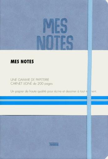 Couverture du livre « Carnet simili cuir bleu » de Nemesis aux éditions Toma