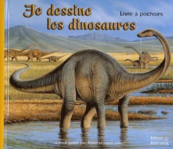 Couverture du livre « Je dessine les dinosaures » de Frederic Fraisse et Kim Thompson aux éditions Babiroussa