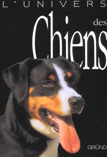 Couverture du livre « L'univers des chiens » de Verhoef-Verhallen aux éditions Grund