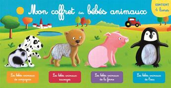 Couverture du livre « Coffret des bébés animaux » de Christophe Boncens aux éditions Auzou