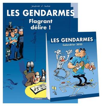 Couverture du livre « Les gendarmes Tome 1 : flagrant délire ! » de Jenfevre et Olivier Sulpice aux éditions Bamboo