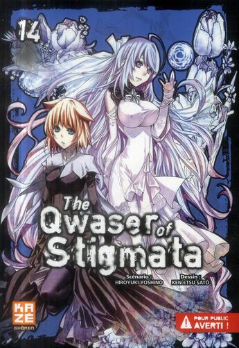 Couverture du livre « The qwaser of stigmata Tome 14 » de Ken-Etsu Sato et Hiroyuki Yoshino aux éditions Kaze