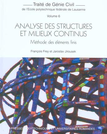 Couverture du livre « Analyse struct mil continus » de Frey aux éditions Ppur