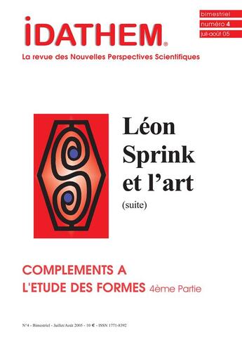 Couverture du livre « Léon Sprink et l'art, suite » de  aux éditions Cosmogone