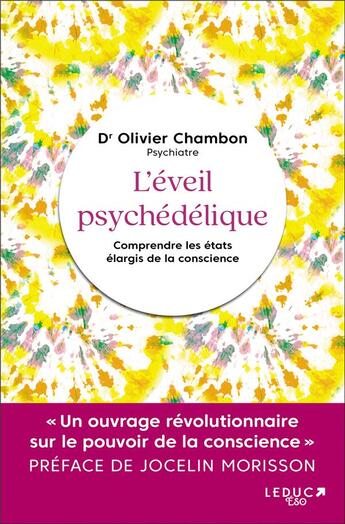 Couverture du livre « L'éveil psychédélique » de Olivier Chambon aux éditions Leduc