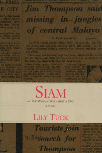 Couverture du livre « Siam » de Lily Tuck aux éditions Overlook