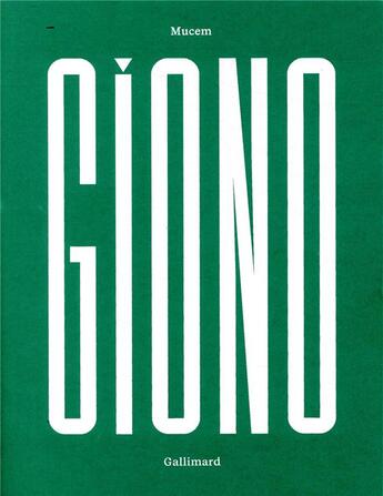 Couverture du livre « Giono » de  aux éditions Gallimard