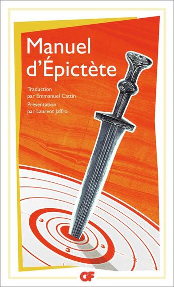 Couverture du livre « Manuel d'Épictète » de Epictete aux éditions Flammarion