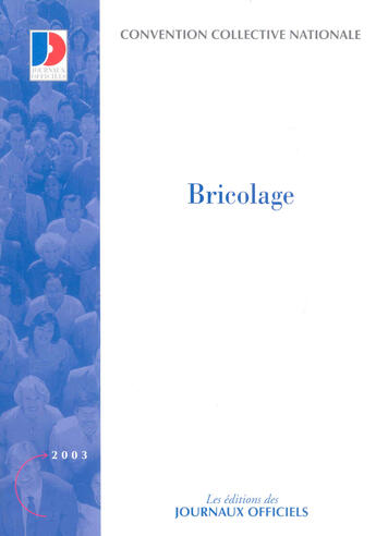 Couverture du livre « Bricolage » de Ministere Des Affaires Sociales aux éditions Documentation Francaise