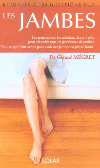 Couverture du livre « Reponses A 100 Questions » de Gerard Megret aux éditions Solar