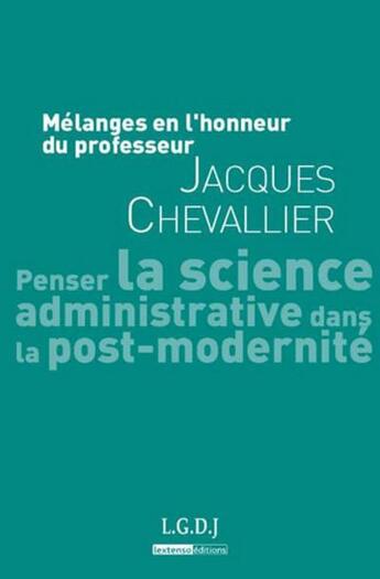 Couverture du livre « Mélanges en l'honneur du professeur Jacques Chevallier » de  aux éditions Lgdj