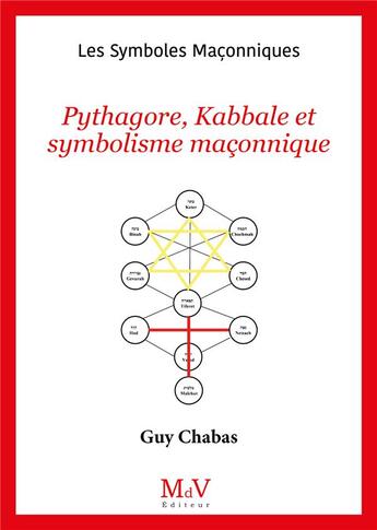 Couverture du livre « Les symboles maçonniques Tome 94 : Pythagore, kaballe et symbolisme » de Guy Chabas aux éditions Maison De Vie