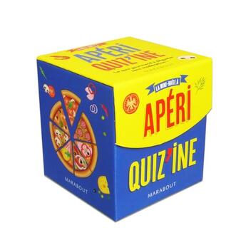 Couverture du livre « La mini-boîte à apéro quiz'ine » de Carole Fouque aux éditions Marabout