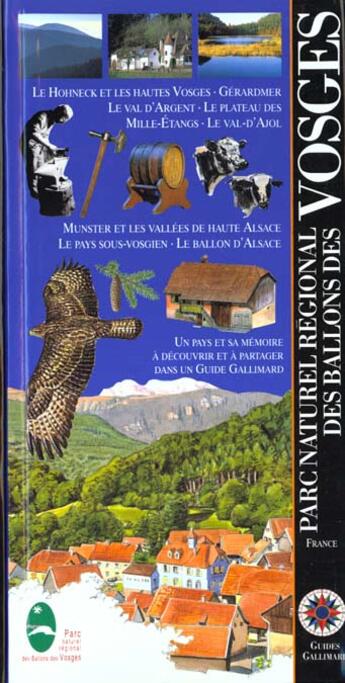 Couverture du livre « Parc naturel regional des ballons des vosges - le hohneck et les hautes vosges, gerardmer, le val d » de  aux éditions Gallimard-loisirs