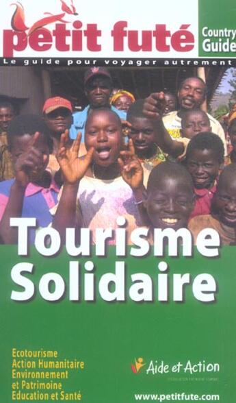 Couverture du livre « Tourisme solidaire (édition 2006) » de Collectif Petit Fute aux éditions Le Petit Fute