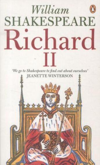 Couverture du livre « RICHARD II » de William Shakespeare aux éditions Penguin Books Uk