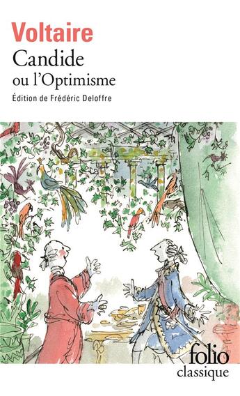 Couverture du livre « Candide ou l'optimisme » de Voltaire aux éditions Folio