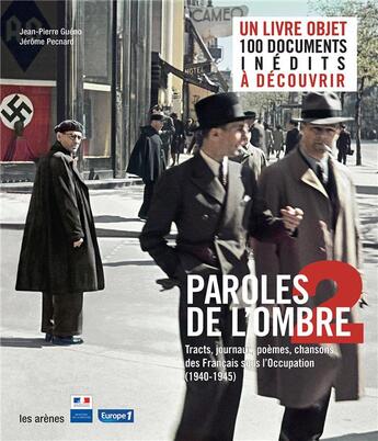 Couverture du livre « Paroles de l'ombre t.2 » de Jean-Pierre Gueno et Jerome Pecnard aux éditions Les Arenes